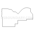 Census Tract 711.04, Floyd County, Indiana (Light Gray Border)