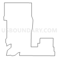 Census Tract 9759, Henry County, Indiana (Light Gray Border)