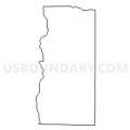 Census Tract 9518, Orange County, Indiana (Light Gray Border)