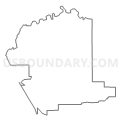 Census Tract 9667, Scott County, Indiana (Light Gray Border)