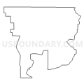 Census Tract 9548, Greene County, Indiana (Light Gray Border)
