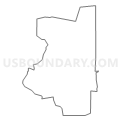 Census Tract 9554, Greene County, Indiana (Light Gray Border)