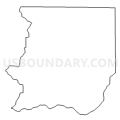 Census Tract 9547.02, Greene County, Indiana (Light Gray Border)