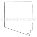 Census Tract 9742, Rush County, Indiana (Light Gray Border)