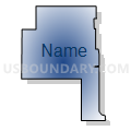 Census Tract 9604, Hamilton County, Iowa (Radial Fill with Shadow)