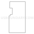 Census Tract 801, Clay County, Iowa (Light Gray Border)