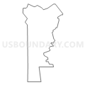 Census Tract 9506, Jackson County, Iowa (Light Gray Border)