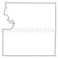 Census Tract 9601, Iowa County, Iowa (Light Gray Border)