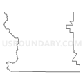 Census Tract 9503, Lyon County, Iowa (Light Gray Border)