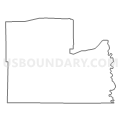 Census Tract 104, Johnson County, Iowa (Light Gray Border)