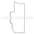 Census Tract 105, Johnson County, Iowa (Light Gray Border)