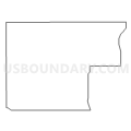 Census Tract 9502, Mahaska County, Iowa (Light Gray Border)