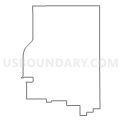 Census Tract 9501, Appanoose County, Iowa (Light Gray Border)