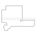 Census Tract 9503, Appanoose County, Iowa (Light Gray Border)