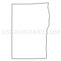 Census Tract 9603, Clarke County, Iowa (Light Gray Border)
