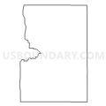 Census Tract 9602, Clarke County, Iowa (Light Gray Border)