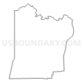 Census Tract 101.01, Scott County, Iowa (Light Gray Border)