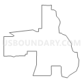 Census Tract 4505, Dickinson County, Iowa (Light Gray Border)