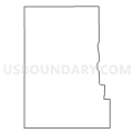 Census Tract 4502, Dickinson County, Iowa (Light Gray Border)