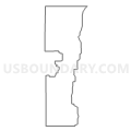 Census Tract 104, Dubuque County, Iowa (Light Gray Border)