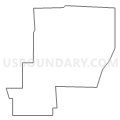 Census Tract 9501.02, Cerro Gordo County, Iowa (Light Gray Border)