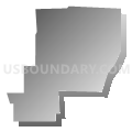 Census Tract 9501.02, Cerro Gordo County, Iowa (Gray Gradient Fill with Shadow)