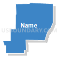 Census Tract 9501.02, Cerro Gordo County, Iowa (Solid Fill with Shadow)