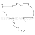Census Tract 4906, Lee County, Iowa (Light Gray Border)