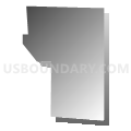 Census Tract 9516, Cerro Gordo County, Iowa (Gray Gradient Fill with Shadow)