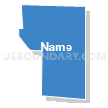 Census Tract 9516, Cerro Gordo County, Iowa (Solid Fill with Shadow)