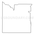 Census Tract 704, Jones County, Iowa (Light Gray Border)