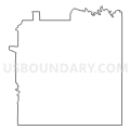 Census Tract 705, Jones County, Iowa (Light Gray Border)