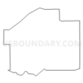 Census Tract 9608, Wapello County, Iowa (Light Gray Border)