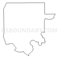 Census Tract 703, Emmet County, Iowa (Light Gray Border)