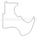 Census Tract 4941, Cowley County, Kansas (Light Gray Border)