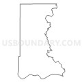 Census Tract 201.01, Jefferson County, Kansas (Light Gray Border)