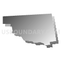 Census Tract 702, Leavenworth County, Kansas (Gray Gradient Fill with Shadow)