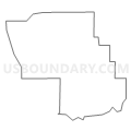 Census Tract 707, Leavenworth County, Kansas (Light Gray Border)