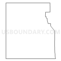 Census Tract 9613, Kingman County, Kansas (Light Gray Border)