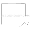 Census Tract 867, Ellsworth County, Kansas (Light Gray Border)