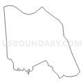 Census Tract 9707, Laurel County, Kentucky (Light Gray Border)