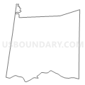 Census Tract 9501, Todd County, Kentucky (Light Gray Border)