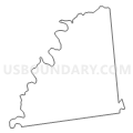 Census Tract 9303, Pendleton County, Kentucky (Light Gray Border)