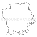 Census Tract 9501, Grayson County, Kentucky (Light Gray Border)