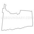 Census Tract 9602, Mercer County, Kentucky (Light Gray Border)