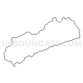 Census Tract 9309, Pike County, Kentucky (Light Gray Border)