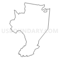 Census Tract 9601, Menifee County, Kentucky (Light Gray Border)