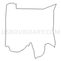 Census Tract 9501, Casey County, Kentucky (Light Gray Border)