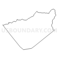 Census Tract 9505, Casey County, Kentucky (Light Gray Border)