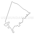Census Tract 9510, Barren County, Kentucky (Light Gray Border)